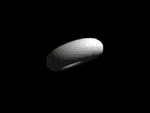 A gif depicting a spinning torus